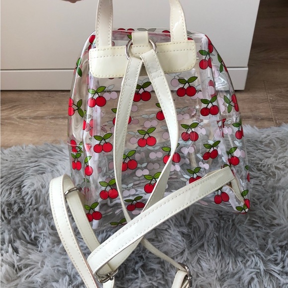 Cherry mini PVC backpack - Picture 4 of 4
